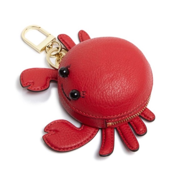 TORY BURCH Carl The Crab Keyfob Coin Purse Bag Charm - 39132 - Picture 2 of 11